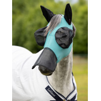 Maschera antimosche con coprinasso LeMieux Bug Relief Full Laguna Blu Maschera antimosche con coprinasso LeMieux Bug Relief Full Laguna Blu