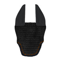 Cuffia GEM Mesh corta Nero / Corallo