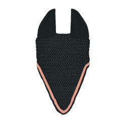 Cuffia GEM Ten corta Nero / corallo