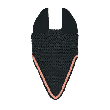 Cuffia GEM Ten corta Nero / corallo