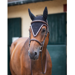 Cuffia GEM Ten corta Nero / corallo