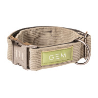 Collare GEM cane Kaki