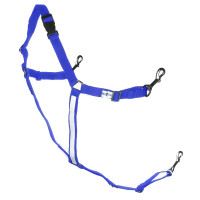 Bricolaggio americano sintetico pony Finn-Tack Pro Blu / bianco Bricolaggio americano sintetico pony Finn-Tack Pro Blu / bianco