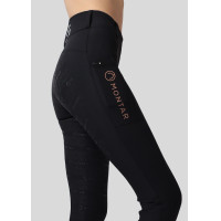 Leggings Montar Logo junior full grip Nero