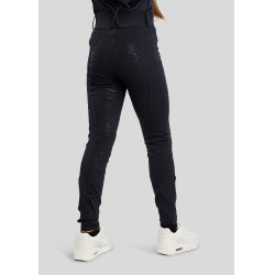 Leggings Montar Logo junior full grip Marina Blu marino