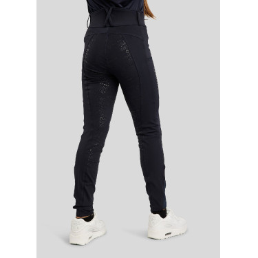 Leggings Montar Logo junior full grip Marina Blu marino