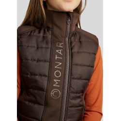 Gilet senza maniche Montar Emma Junior Marrone