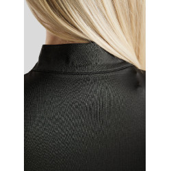 Polo da concorso Montar Everly logo con cristalli Curve donna Nero