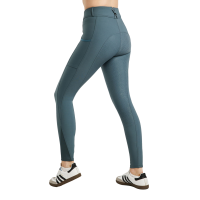 Pantaloni Montar Megan full grip da donna con tasca per telefono Bianco