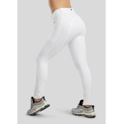 Pantaloni Montar MoZida Refined con grip al ginocchio in Crystal Gun metal donna