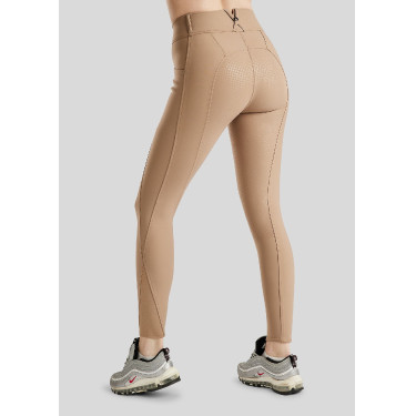 Pantaloni Montar MoZida Refined con Crystal Gun metal full grip donna