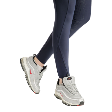 Pantaloni Montar MoZida Refined con Crystal Gun metal full grip donna Marina Blu marino