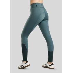 Leggings Montar MoStar mesh e fascia con logo alluminio full grip donna