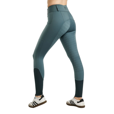 Leggings Montar MoStar mesh e fascia con logo alluminio full grip donna