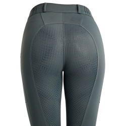 Leggings Montar MoZuna Refined con pince e cristalli gun metal full grip da donna Ardesia scura Grigio Leggings Montar MoZuna Refined con pince e cristalli gun metal full grip da donna Ardesia scura Grigio