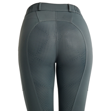 Leggings Montar MoZuna Refined con pince e cristalli gun metal full grip da donna Ardesia scura Grigio Leggings Montar MoZuna Refined con pince e cristalli gun metal full grip da donna Ardesia scura Grigio