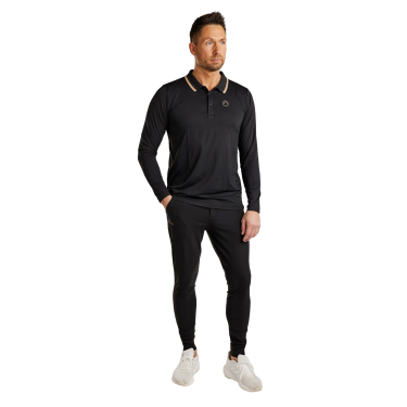 Pantaloni Montar MoBen grip ginocchia uomo Nero