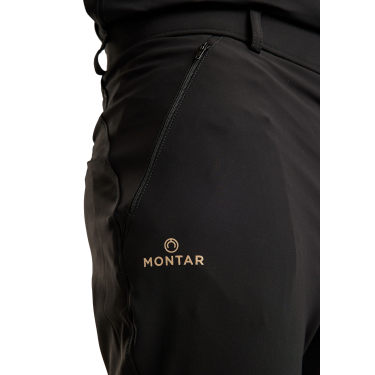 Pantaloni Montar MoBen grip ginocchia uomo Nero
