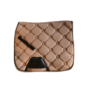 Sottosella da dressage Montar softshell Flow Latté Marrone