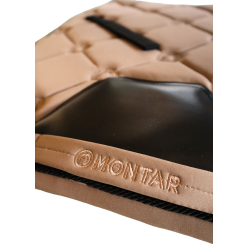 Sottosella da dressage Montar softshell Flow Latté Marrone