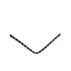 Frontalino Montar Fair latté / marrone crystal curvo