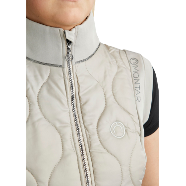 Gilet senza maniche Hybrid Montar MoMary con cristalli gun metal donna Grigio argento chiaro Gilet senza maniche Hybrid Montar MoMary con cristalli gun metal donna Grigio argento chiaro