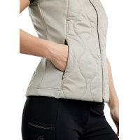 Gilet senza maniche Hybrid Montar MoMary con cristalli gun metal donna Nero