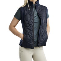 Gilet senza maniche Hybrid Montar MoMary con cristalli gun metal donna Marina