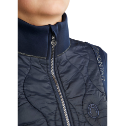 Gilet senza maniche Hybrid Montar MoMary con cristalli gun metal donna Marina Blu marino Gilet senza maniche Hybrid Montar MoMary con cristalli gun metal donna Marina Blu marino
