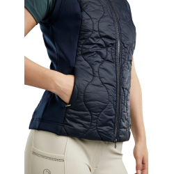 Gilet senza maniche Hybrid Montar MoMary con cristalli gun metal donna Marina Blu marino Gilet senza maniche Hybrid Montar MoMary con cristalli gun metal donna Marina Blu marino