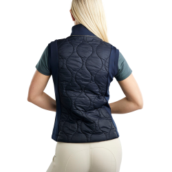 Gilet senza maniche Hybrid Montar MoMary con cristalli gun metal donna Marina Blu marino Gilet senza maniche Hybrid Montar MoMary con cristalli gun metal donna Marina Blu marino
