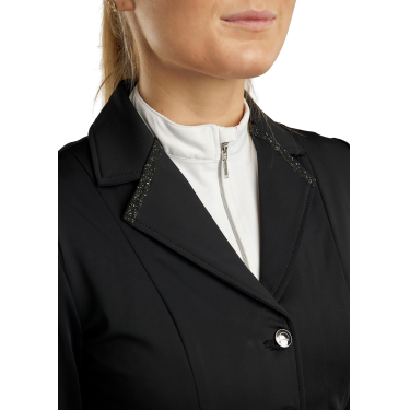 Giacca da concorso Montar MoAviana donna con decorazione crystal caviar Nero