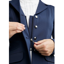 Giacca da concorso Montar MoKatniss crystal gun metal donna Marina Blu marino