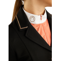 Giacca da concorso Montar MoHelen Junior dettagli rosegold Nero