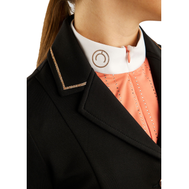 Giacca da concorso Montar MoHelen Junior dettagli rosegold Giacca da concorso Montar MoHelen Junior dettagli rosegold