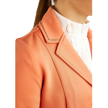 Giacca da concorso Montar MoHelen Junior dettagli rosegold Anguria Rosa