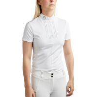 Polo da concorso Montar MoViolet crystal gun metal donna Bianco Polo da concorso Montar MoViolet crystal gun metal donna Bianco