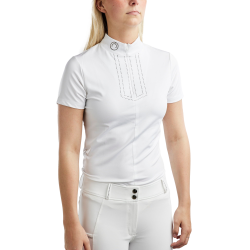Polo da concorso Montar MoViolet crystal gun metal donna Bianco Polo da concorso Montar MoViolet crystal gun metal donna Bianco