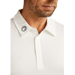 Polo da concorso Montar MoWill strutturato donna Bianco Polo da concorso Montar MoWill strutturato donna Bianco