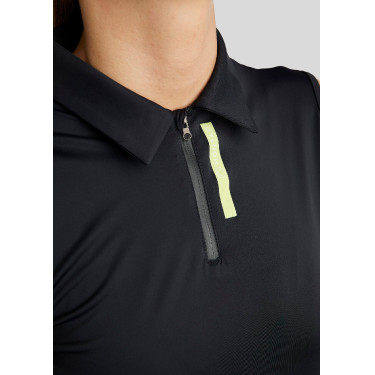 Canottiera da allenamento Montar MoStella in mesh con logo stampato a contrasto da donna Canottiera da allenamento Montar MoStella in mesh con logo stampato a contrasto da donna
