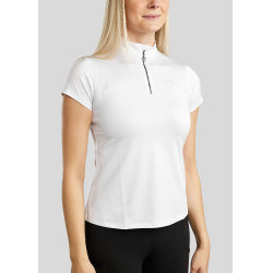 T-shirt da allenamento a maniche corte Montar MoElaine con logo laserato da donna