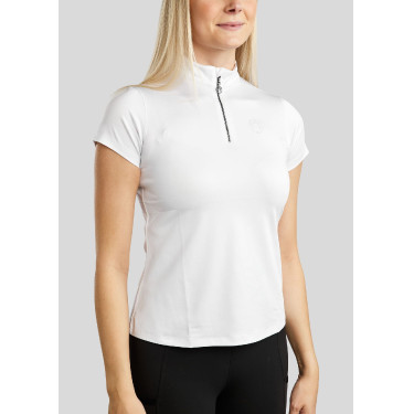 T-shirt da allenamento a maniche corte Montar MoElaine con logo laserato da donna