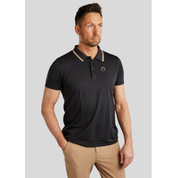 Polo a maniche corte Montar MoDrake con colletto e logo a contrasto uomo