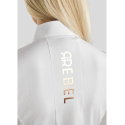 Canottiera da allenamento Rebel Montar logo rosegold donna
