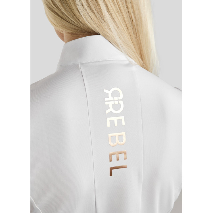 Canottiera da allenamento Rebel Montar logo rosegold donna