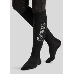 Calze Montar nere con logo Calze Montar nere con logo