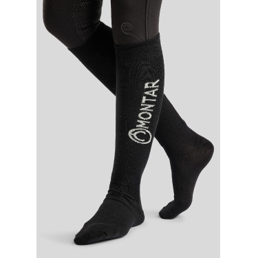 Calze Montar nere con logo Calze Montar nere con logo