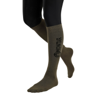 Calze Montar con logo Verde polveroso