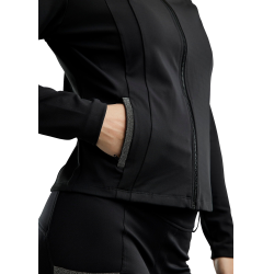 Giacca full zip Montar MoGloria fascia caviale donna