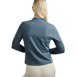 Giacca full zip Montar MoGloria fascia caviale donna Ardesia scura Grigio